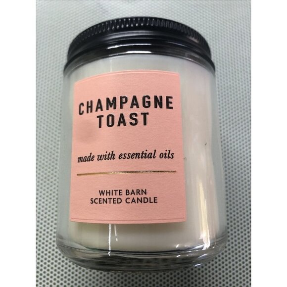 Bath & Body Works Other - Bath and Body Works Single Wick Candle 7oz Champagne Toast